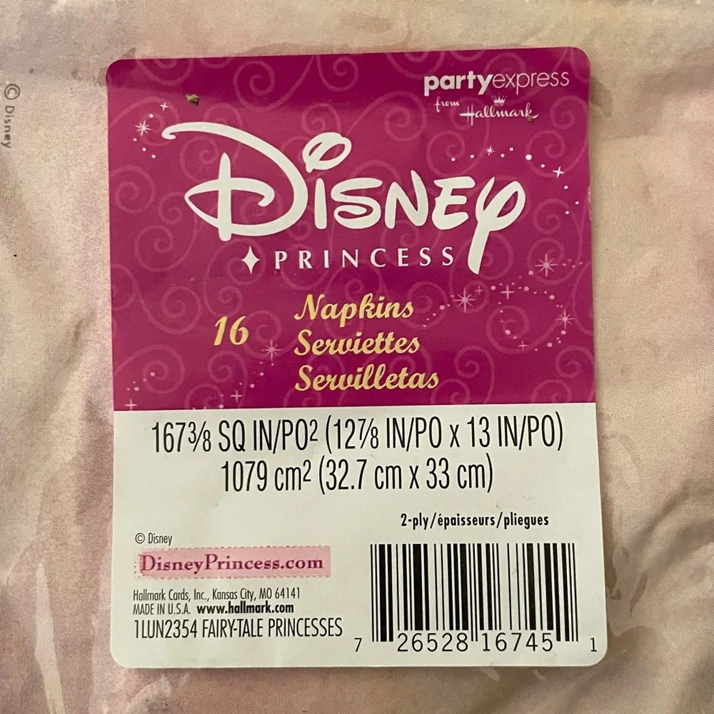 Early 2000s Hallmark Disney Princess Party Supplies